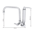 Torneira com filtro mesa 1/4 volta Clean cromado VTF800CWB Esteves