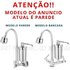 Torneira Cozinha Com Filtro Gourmet Pro Saúde Mesa Metal