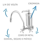 Torneira Cozinha Com Filtro/purificador De Água Oliveira 2167