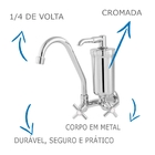 Torneira Cozinha Com Filtro/purificador De Água Oliveira 2167