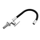 Torneira Cozinha De Mesa Bancada Flexível Iura Kalt Inox Crom