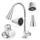 Torneira Cozinha De Mesa Tubo Gourmet Cone Duplo Jato 1/4v