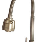 Torneira Cozinha De Parede Gourmet Inox Escovado Luxo 1/4v.