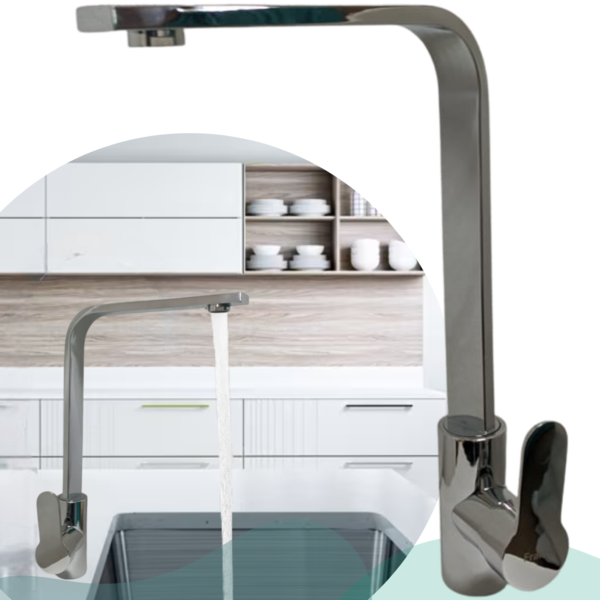 Torneira Cozinha e/ou Banheiro Monocomando Cromado Brilhante