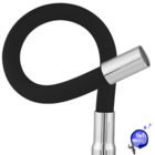 Torneira Cozinha Flexível 3/4 C34 Preta Del Metais