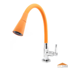 Torneira Cozinha Flexível Cone 2 Jatos Laranja Mesa