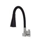 Torneira Cozinha Flexível Quadrada Parede Cone Preto Casagran