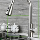 Torneira Cozinha Gourmet Curva Extensível Monocomando Mistura
