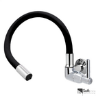 Torneira Cozinha Gourmet De Parede Silicone Flexivel Preto