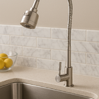 Torneira Cozinha Gourmet Ducha Móvel Classic Inox Escovado