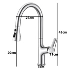 Torneira Cozinha Gourmet Extensivel Pia Luxo Bancada Moderna