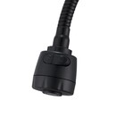 Torneira Cozinha Gourmet Flexível Giratória Mesa Preta Doan N