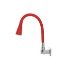 Torneira Cozinha Gourmet Flexível Quadrada Cone Vermelho Casa