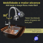 Torneira Cozinha Gourmet Mesa C34 1/4 Volta Del Metais