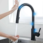 Torneira Cozinha Gourmet Misturador Sensor Toque 6804p Preta