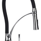 Torneira Cozinha Gourmet Monocomando Flexível Preta Premium