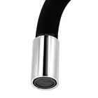 Torneira Cozinha Gourmet Monocomando Mangueira Flexivel Preto