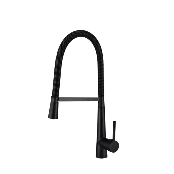 Torneira Cozinha Gourmet Monocomando Preta Preto