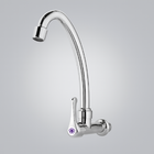 Torneira Cozinha Gourmet Parede Bica Media Movel Flexivel Abs