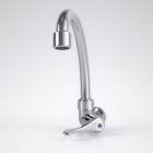 Torneira Cozinha Gourmet Parede Bica Media Movel Flexivel Abs