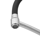 Torneira Cozinha Gourmet Parede Flexível Extensível Preto