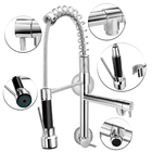 Torneira Cozinha Gourmet Parede Gatilho Spray Cromada