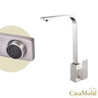 Torneira Cozinha Gourmet Slim Inox Prata C/ Monocomando