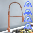 Torneira Cozinha Gourmet Spray Misturador Monocomando Rose