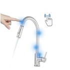 Torneira Cozinha Gourmet Touch Sensível Ao Toque Escovada