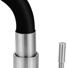 Torneira Cozinha Inox Escovado Mesa Flexível Gourmet Preto