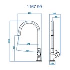 Torneira Cozinha Mesa Flex Cromado Fani