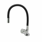 Torneira Cozinha Mesa Flexível Color Tubo Preto Luxo
