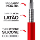 Torneira Cozinha Mesa Gourmet Cônico Red / Cr 2169 C-65