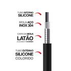 Torneira Cozinha Mesa Gourmet Preta Cone Cromo 1/4 Volta C73