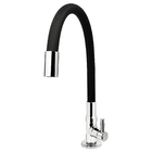 Torneira Cozinha Mesa Gourmet Preta Flexível 1/4 Volta C62