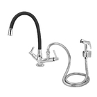 Torneira Cozinha Mesa Gourmet Preto Multifuncional C/ducha