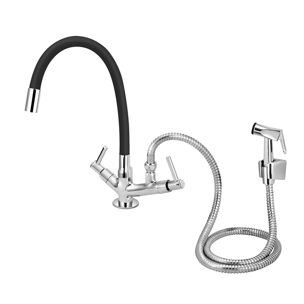 Torneira Cozinha Mesa Gourmet Preto Multifuncional C/ducha