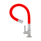 Torneira Cozinha Mesa Gourmet Vermelha Flexível Emborrachada