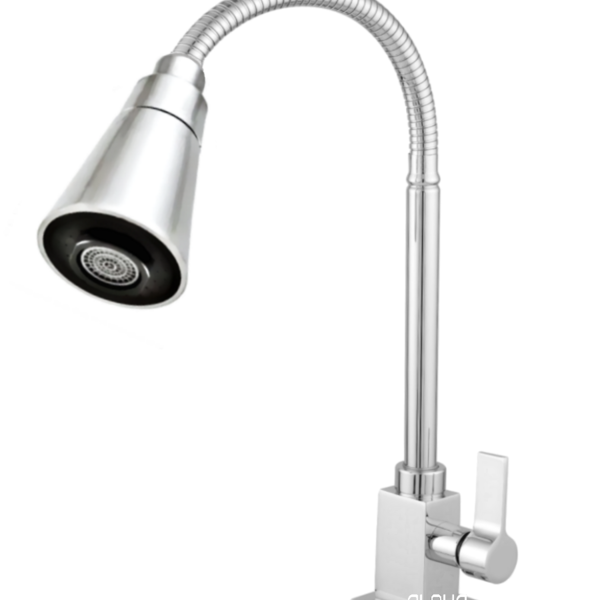 Torneira Cozinha Mesa Quadrada 4169 Gourmet Cônico Cr C-65