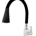 Torneira Cozinha Mesa Quadrada 4169 Gourmet Preta C-65