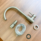 Torneira Cozinha Misturador Monocomando Inox Polido