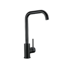 Torneira Cozinha Monocomando Bica Alta Preta Fosca Black