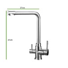 Torneira Cozinha Monocomando Misturador Com Saída Para Filtro