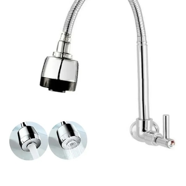 Torneira Cozinha P/ Parede  Tubo Gourmet 1/4v Com Areiador Du