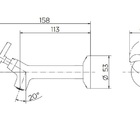 Torneira Cozinha Parede 1158 Cromada Pertutti Docol - Unico