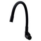 Torneira Cozinha Parede Bica Móvel Flex 1168bk99 Preto Fosco