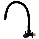Torneira Cozinha Parede Bica Móvel Flex 1168bk99 Preto Fosco