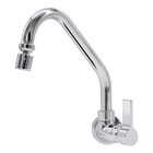 Torneira Cozinha Parede Bica Móvel Luxo 1/4 De Volta C70 Casa