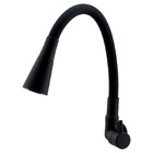 Torneira Cozinha Parede Flex 02 Jatos Preto Fosco Fani