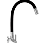 Torneira Cozinha Parede Flexível Color Preta C-72
